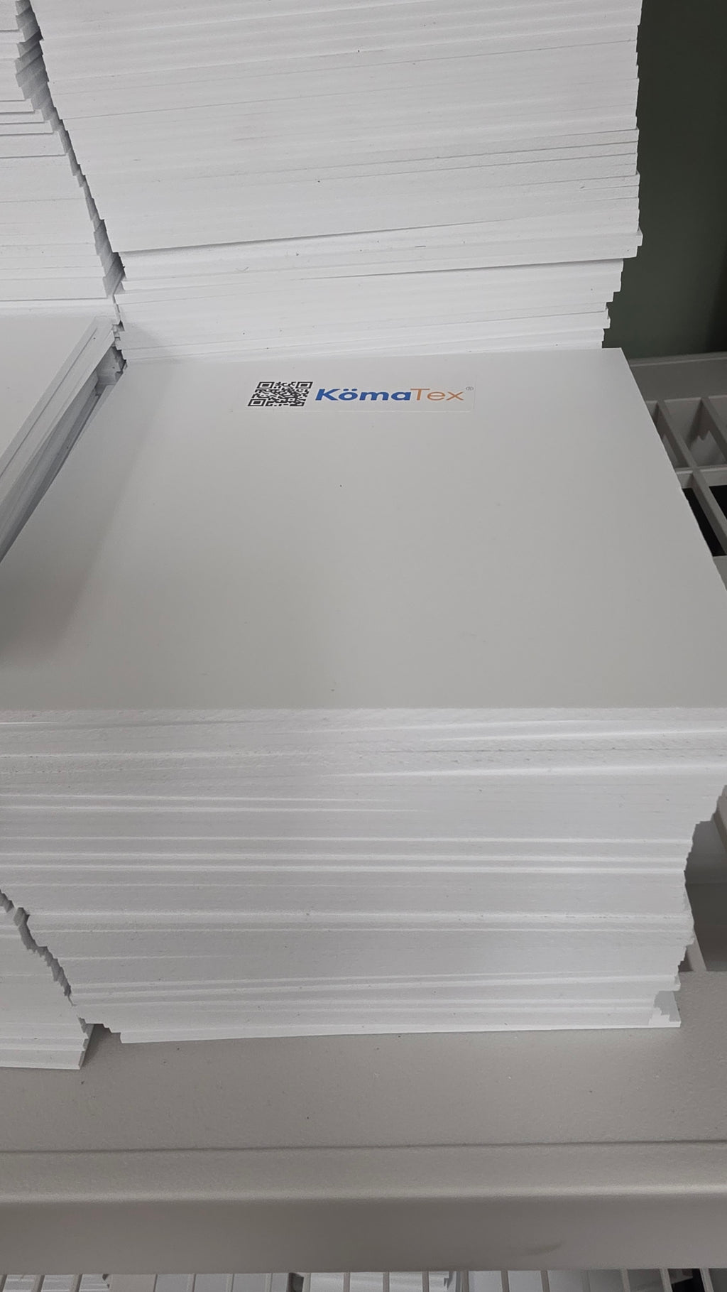 24" x 24" PVC Sheet – Cabinet & Backsplash Utility Board – 6mm / 1/4"