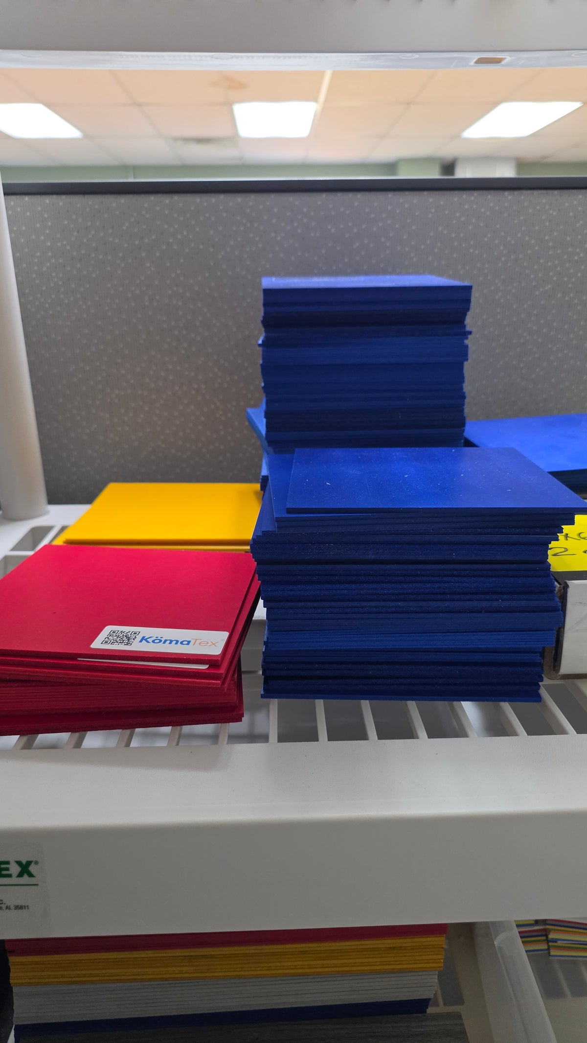 12" x 12" PVC Sheet – Craft & Laser Cutter Pack (5-Pack) – 3mm / 1/8"