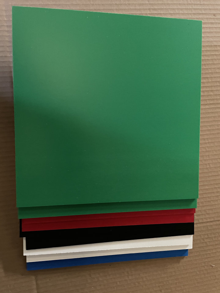 Holiday Craft PVC Foam Sheets 10 Pack | 12x12 3mm 1/8" | Red Green White Black Blue | Christmas Crafts & DIY