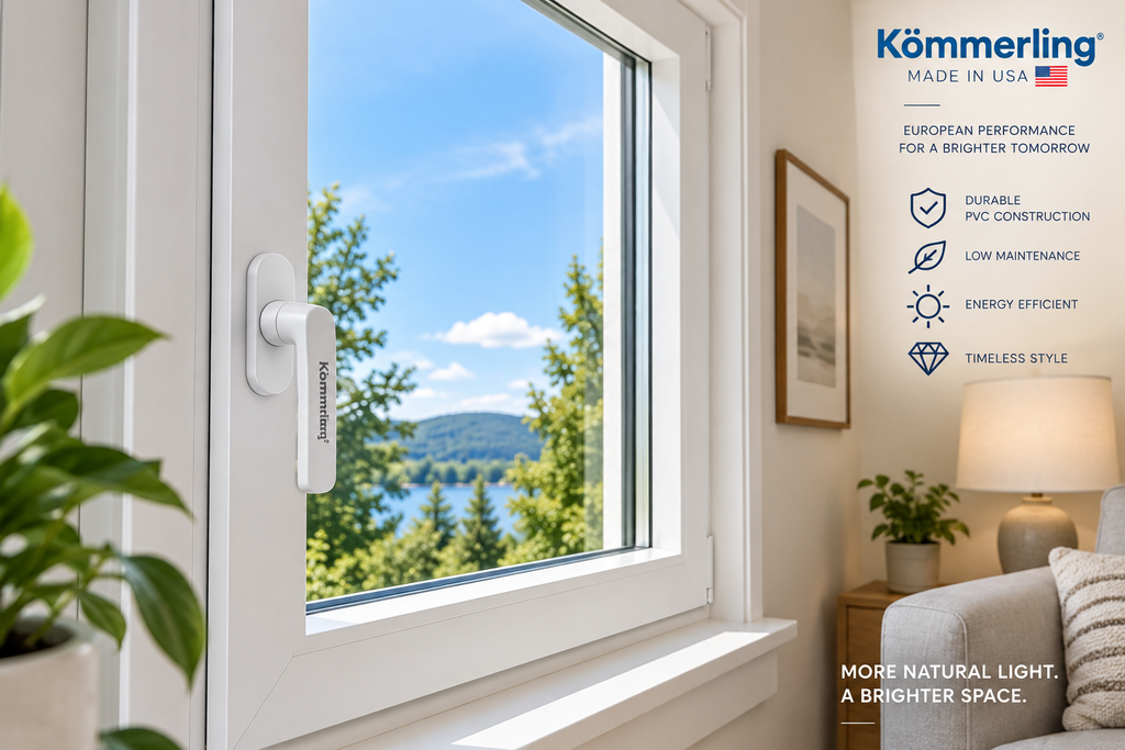 TILT & TURN WINDOW - Black or White - 3 Sizes Available