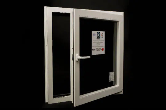 TILT & TURN WINDOW - Black or White - 3 Sizes Available