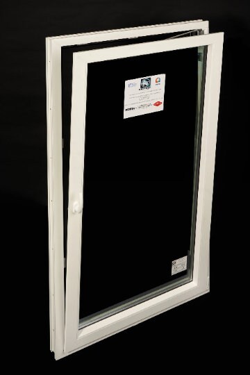 TILT & TURN WINDOW - Black or White - 3 Sizes Available